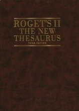 Cover art for Roget's II: The New Thesaurus