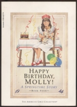 Cover art for Happy Birthday Molly! (The American Girls Collection, A Springtime Story, Book Four) (The American Girls Collection, A Springtime Story, Book Four)