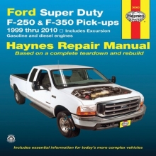 Cover art for Ford Super Duty F-250 & F-350 Pick-ups 1999 Thru 2010: Includes Gasoline and Diesel Engines (Haynes Repair Manual)