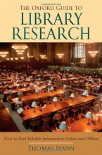 Cover art for The Oxford Guide to Library Research