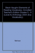 Cover art for Elements of Reading: Annotted Teacher's Edition Anthology Grades 5 - 8 (Level A) 2004 (Erp Vocabulary)