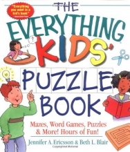 Cover art for The Everything Kids' Puzzle Book: Mazes, Word Games, Puzzles & More! Hours of Fun!
