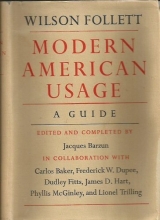 Cover art for Wilson Follett Modern American Usage: A Guide