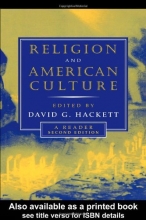 Cover art for Religion and American Culture: A Reader