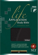 Cover art for Life Application Study Bible NLT, Personal Size, TuTone