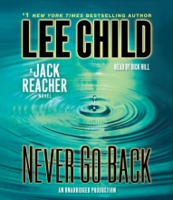 Cover art for Never Go Back: A Jack Reacher Novel