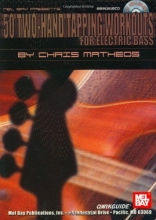 Cover art for Mel Bay 50 Two-Hand Tapping Workouts for Electric Bass