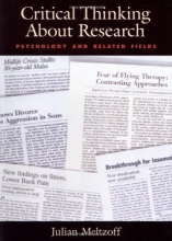 Cover art for Critical Thinking About Research: Psychology and Related Fields