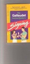 Cover art for The Gallaudet Survival Guide to Signing