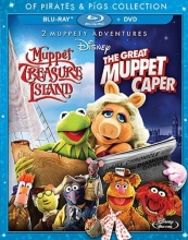 Cover art for 2 Muppety Adventures:  The Great Muppet Caper / Muppet Treasure Island Of Pirates & Pigs [Blu-ray]