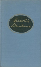 Cover art for Lincoln's Devotional (Introduced by Carl Sandburg)