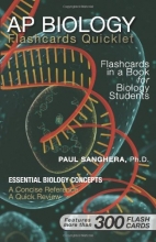 Cover art for AP Biology Flashcard Quicklet: Flashcards in a Book for Biology Students
