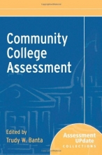 Cover art for Community College Assessment: Assessment Update Collections