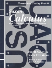Cover art for Saxon Calculus: Homeschool Testing Book Second Edition