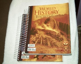 Cover art for World History Teacher's Edition - Third Edition A & B Book (2 Book Set)
