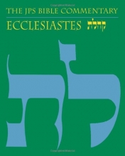 Cover art for The JPS Bible Commentary: Ecclesiastes
