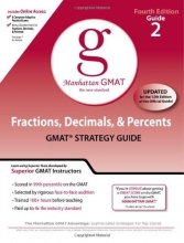 Cover art for Fractions, Decimals, & Percents GMAT Preparation Guide, 4th Edition (Manhattan GMAT Preparation Guide: Pre-Algebra)