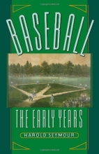 Cover art for Baseball: The Early Years (Oxford Paperbacks)
