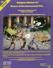 Cover art for Dungeon Module Q1: Queen of the Demonweb Pits (Advanced Dungeons & Dragons)