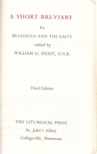 Cover art for A Short Breviary for Religious and the Laity
