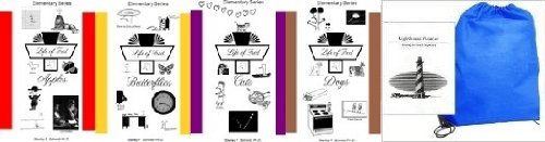 Cover art for Life of Fred SET Apples, Butterflies, Cats, Dogs Homeschool Kit in a Bag
