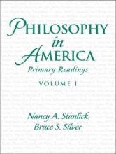 Cover art for Philosophy in America, Volume 1