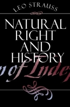 Cover art for Natural Right and History (Walgreen Foundation Lectures)