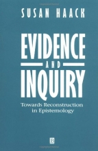 Cover art for Evidence and Inquiry: Towards Reconstruction in Epistemology