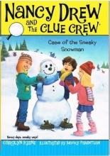 Cover art for The Case of the Sneaky Snowman (Nancy Drew and the Clue Crew)