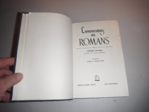 Cover art for Commentary on Romans