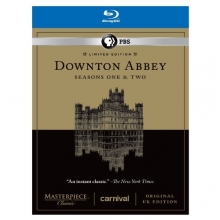 Cover art for Downton Abbey Seasons 1 & 2 Limited Edition Set - Original UK Version Set [Blu-ray]