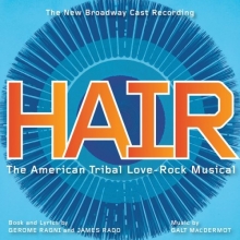 Cover art for Hair: The American tribal love-rock musical