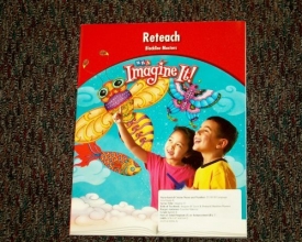 Cover art for SRA Imagine It! Grade K Reteach Blackline Masters Book