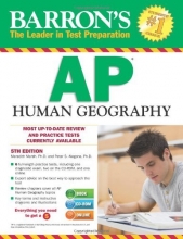 Cover art for Barron's AP Human Geography with CD-ROM, 5th Edition