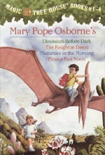 Cover art for Magic Tree House Boxed Set, Books 1-4: Dinosaurs Before Dark, The Knight at Dawn, Mummies in the Morning, and Pirates Past Noon