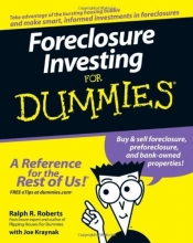 Cover art for Foreclosure Investing For Dummies
