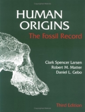 Cover art for Human Origins : The Fossil Record