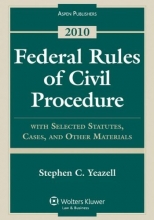 Cover art for Federal Rules Civil Procedure with Select Statutes & Material 2010