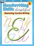 Cover art for Handwriting Skills Simplified: Mastering Cursive Writing, Level E (Grade 5)