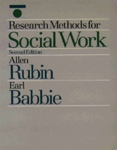 Cover art for Research Methods for Social Work