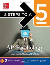 Cover art for 5 Steps to a 5 AP Psychology, 2014-2015 Edition (5 Steps to a 5 on the Advanced Placement Examinations Series)