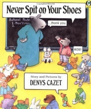 Cover art for Never Spit On Your Shoes (Orchard Paperbacks)