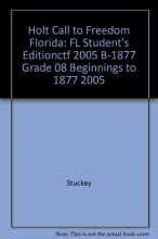 Cover art for Call to Freedom, Grade 8 Beginnings to 1877: Holt Call to Freedom Florida