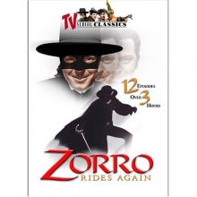 Cover art for Zorro Rides Again