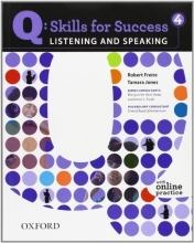 Cover art for Q: Skills for Success 4 Listening & Speaking Student Book with Student Access Code Card