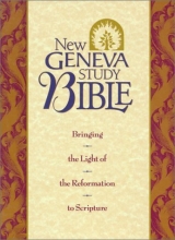 Cover art for Holy Bible: New Geneva Study Bible, New King James Version, Burgundy Genuine Leather (Style No 2996bg/Burgundy)