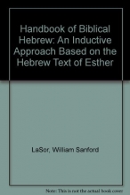 Cover art for Handbook of Biblical Hebrew: An Inductive Approach Based on the Hebrew Text of Esther
