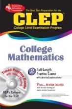 Cover art for CLEP College Mathematics w/CD-ROM (CLEP Test Preparation)