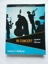 Cover art for Title: IN CONCERT:READING+WRITING >AN