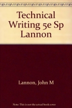 Cover art for Technical Writing 5e Sp Lannon